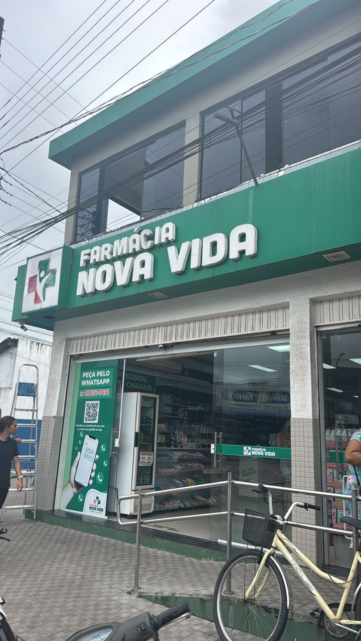 Entrada da Farmácia Nova Vida